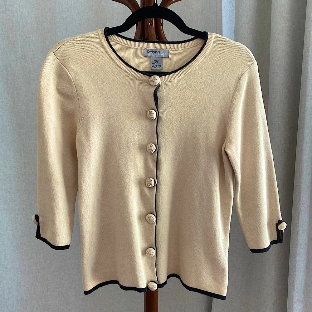 DESIGNERS ORIGINALS Sweater Blouse Cardigan - Picture 1 of 9